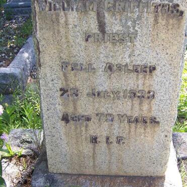 PRIEST William Griffiths -1933