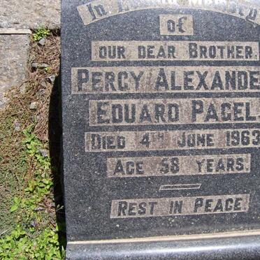 PAGEL Percy Alexander Eduard -1963