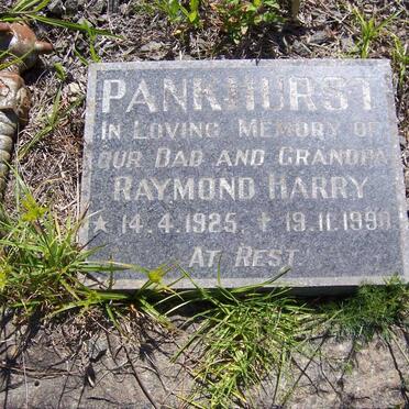 PANKHURST Raymond Harry 1925-1990