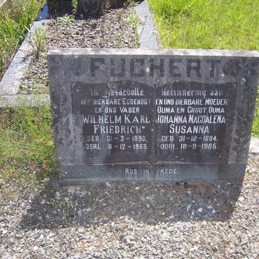 PUCHERT Wilhelm Karl Friedrich 1890-1965 &amp; Johanna Magdalena Susanna 1894-1985