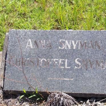SNYMAN Christoffel &amp; Anna
