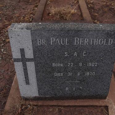BERTHOLD Paul 1902-1970