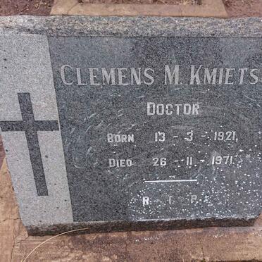 KMIETSCH Clemens M. 1921-1971