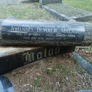 MALAN Johannes Dewald 1937-1955
