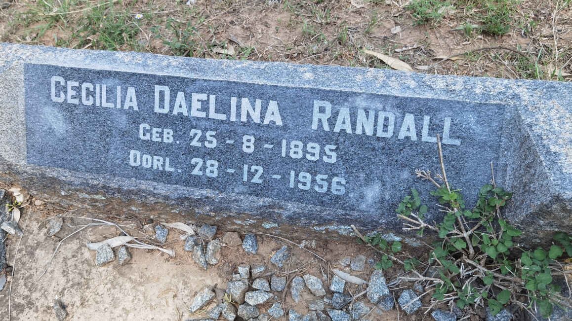 RANDALL Cecelia Daelina 1895-1956