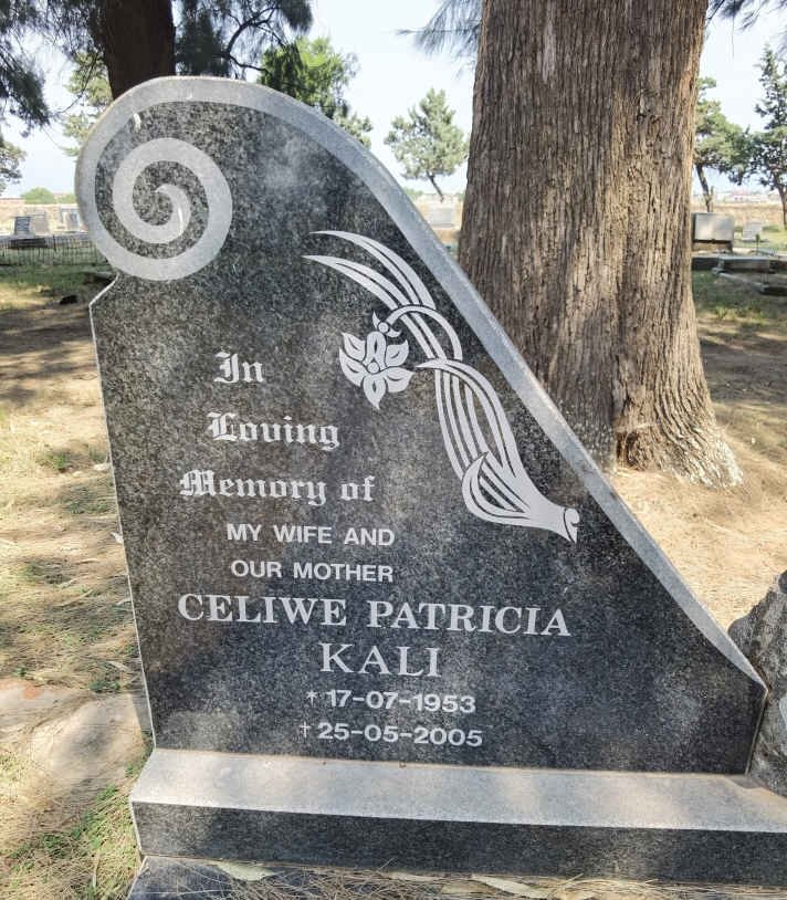 KALI Celiwe Patricia 1953-2005