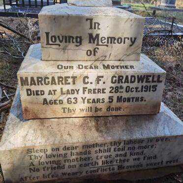 GRADWELL Margaret C.F. -1915
