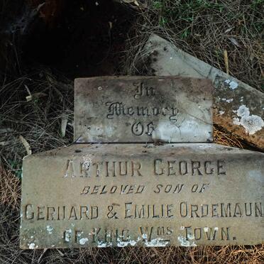 ORDEMAUN Arthur George 1896-1918
