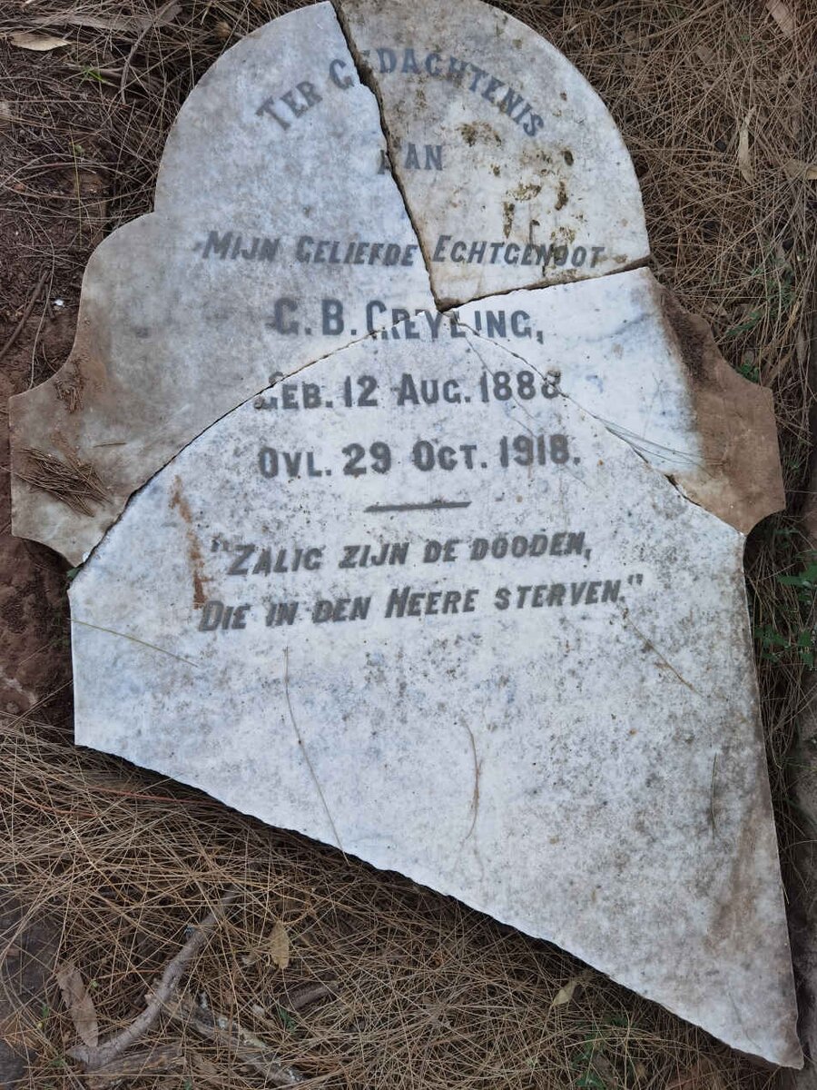 GREYLING G.B. 1888-1918