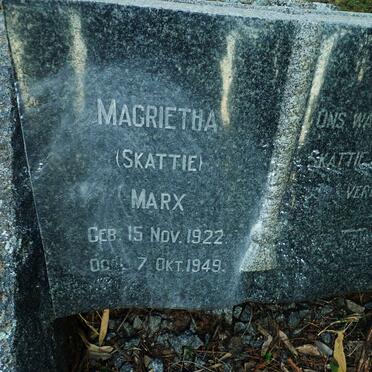 MARX Magrietha 1922-1949