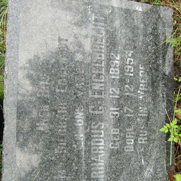 ENGELBRECHT Ewerhardus G. 1892-1954