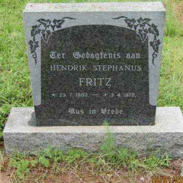 FRITZ Hendrik Stephanus 1902-1972