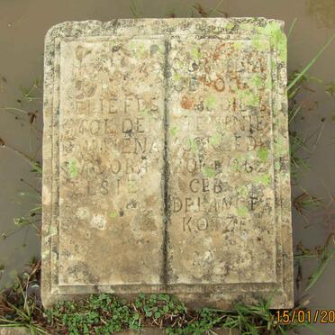 KOTZE Gabriel Jakobus 1882- &amp; Paulena Jacoba Elsie Cornelia DE LANGE 1885-19?2