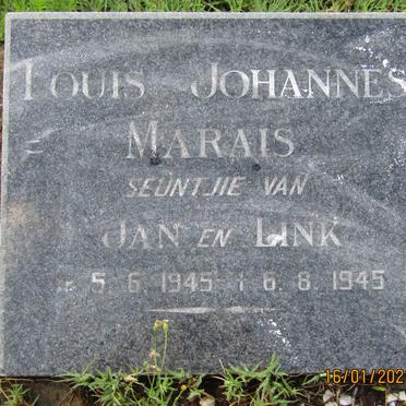 MARAIS Louis Johannes 1945-1945