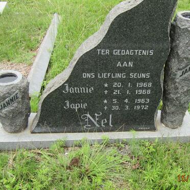 NEL Japie 1963-1972 :: NEL Jannie 1968-1968