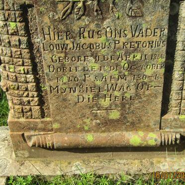 PRETORIUS Louw Jacobus 1866-1940