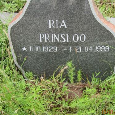PRINSLOO Ria 1929-1999
