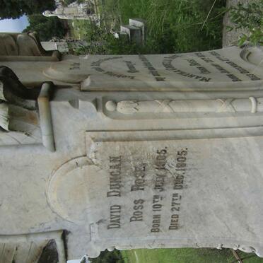 ROSE David Duncan Ross 1905-1905