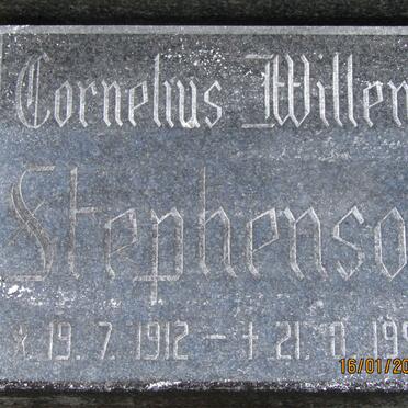 STEPHENSON Cornelius Willem 1912-1995