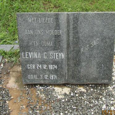 STEYN Levina G. 1874-1971