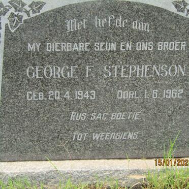 STEPHENSON George F. 1943-1962