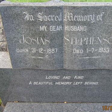 STEPHENSON Josias 1887-1953