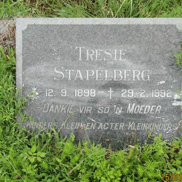 STAPELBERG Tresie 1898-1992