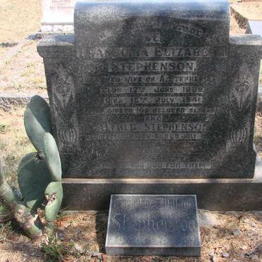 STEPHENSON Francina Elizabeth 18??-1941 :: STEPHENSON Alfred :: STEPHENSON Cornelius Willem