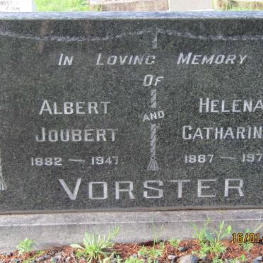 VORSTER Albert Joubert 1882-1947 &amp; Helena Catharina 1887-1976