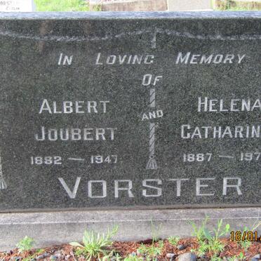 VORSTER Albert Joubert 1882-1947 &amp; Helena Catharina 1887-1976