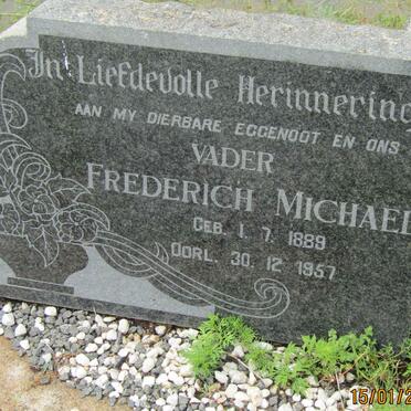 ? Frederich Michael 1889-1957 &amp; Maria Elizabeth BRUMMER 1897-1986