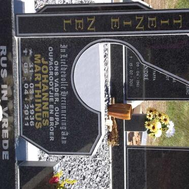 NEL Johannes Marthinus 1936-2011