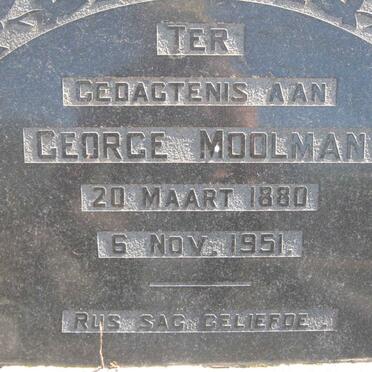MOOLMAN George 1880-1951