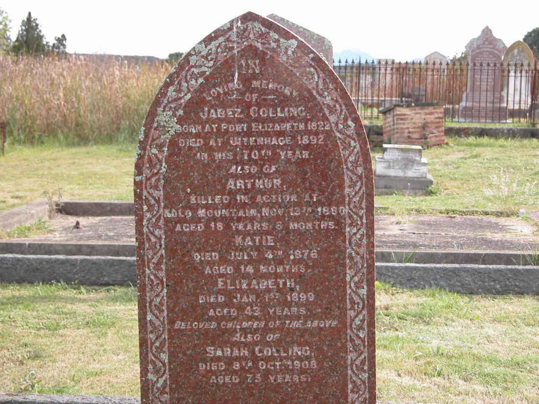 COLLING Jabez 1822-1892 &amp; Sarah -1908 :: COLLING Arthur -1880 :: COLLING Katie -1876 :: COLLING Elizabeth -1899