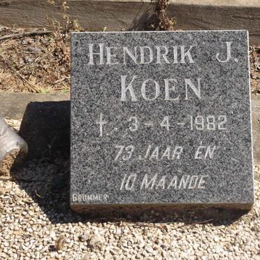 KOEN Hendrik J. -1982