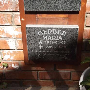 GERBER Maria 1949-2008