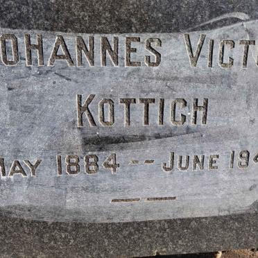 KOTTICH Johannes Victor 1884-1945