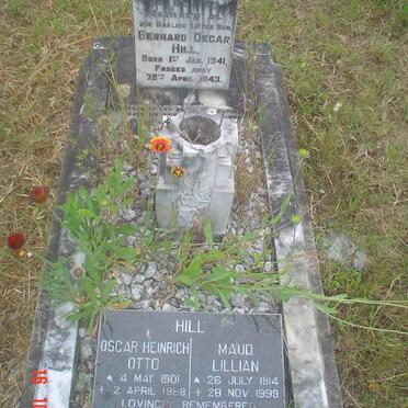 HILL Oscar Heinrich Otto 1901-1988 &amp; Maud Lillian 1914-1999 :: HILL Bernard Oscar 1941-1943