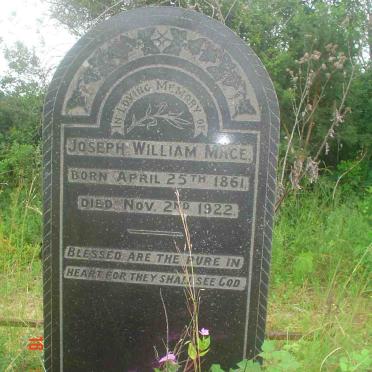 MACE Joseph William 1861-1922