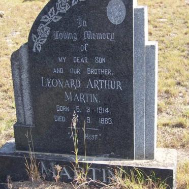 MARTIN Leonard Arthur 1914-1963