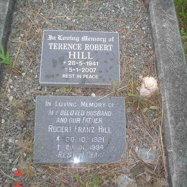 HILL Robert Franz 1921-1994 :: HILL Terrance Robert 1941-2007