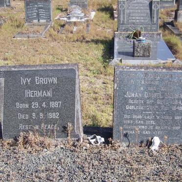 HERMAN Johan Daniel 1884-1949 &amp; Ivy BROWN 1897-1982