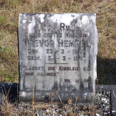 HEMPEL Trevor 1947-1947