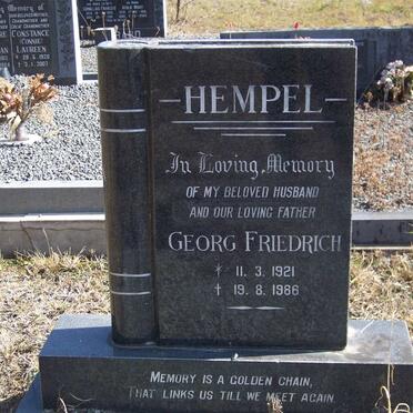 HEMPEL Georg Friedrich 1921-1986