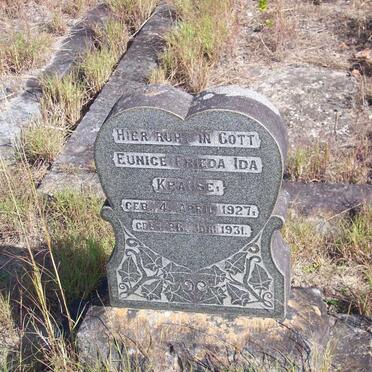 KRAUSE Eunice Frieda Ida 1927-1931