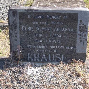 KRAUSE Elsie Alwine Johanna 1903-1979