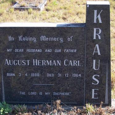 KRAUSE August Herman Carl 1888-1964