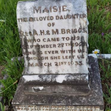 BRIGGS Maisie 1927-1933
