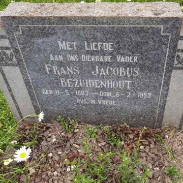 BEZUIDENHOUT Frans Jacobus 1883-1953