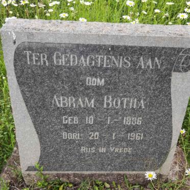 BOTHA Abram 1886-1961